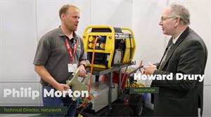 Philip Morton of Naturalvolt and Howard Drury at Groundsfest 2024
